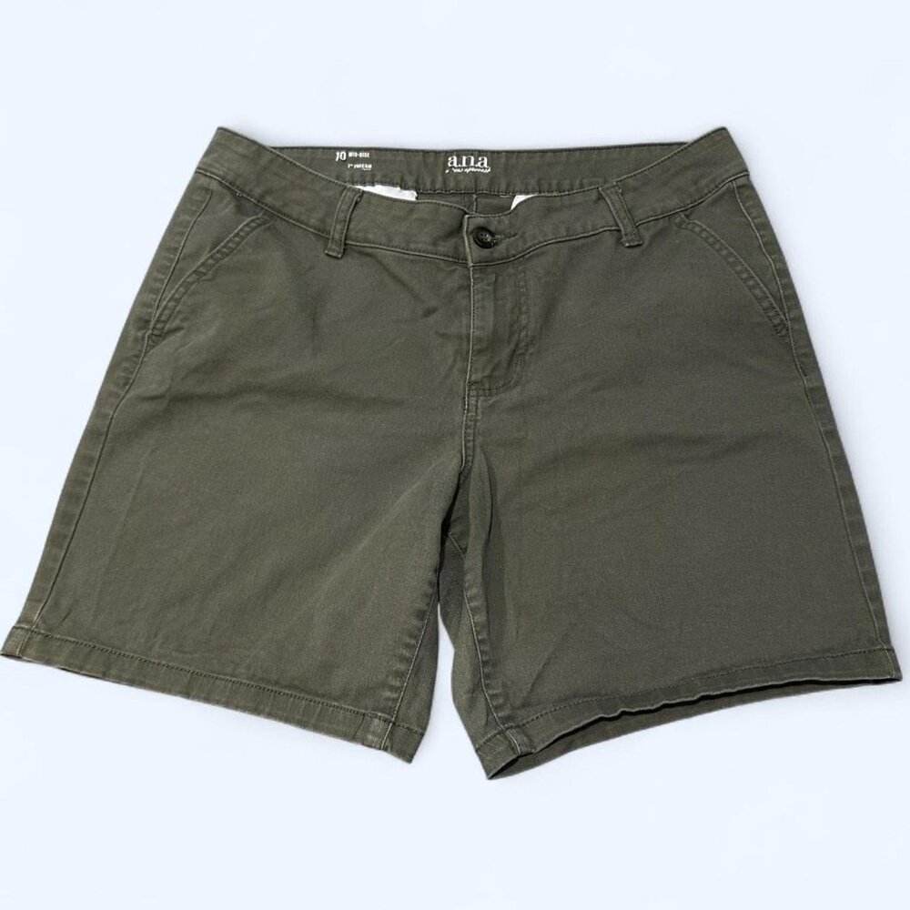 Ana A New Approach Olive Green Shorts